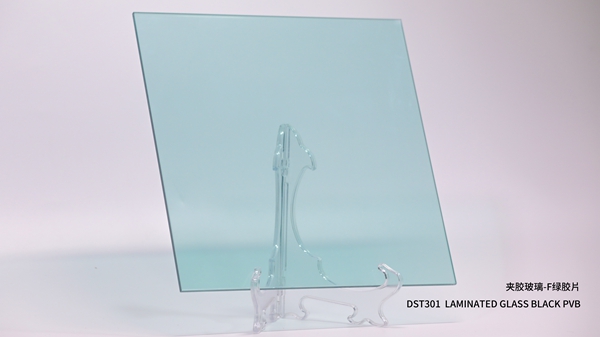 夾膠玻璃-F綠膠片DST301  LAMINATED GLASS BLACK PVB