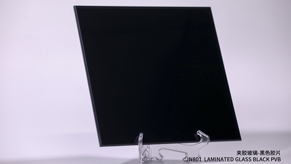 夾膠玻璃-黑色膠片JN801  LAMINATED GLASS BLACK PVB